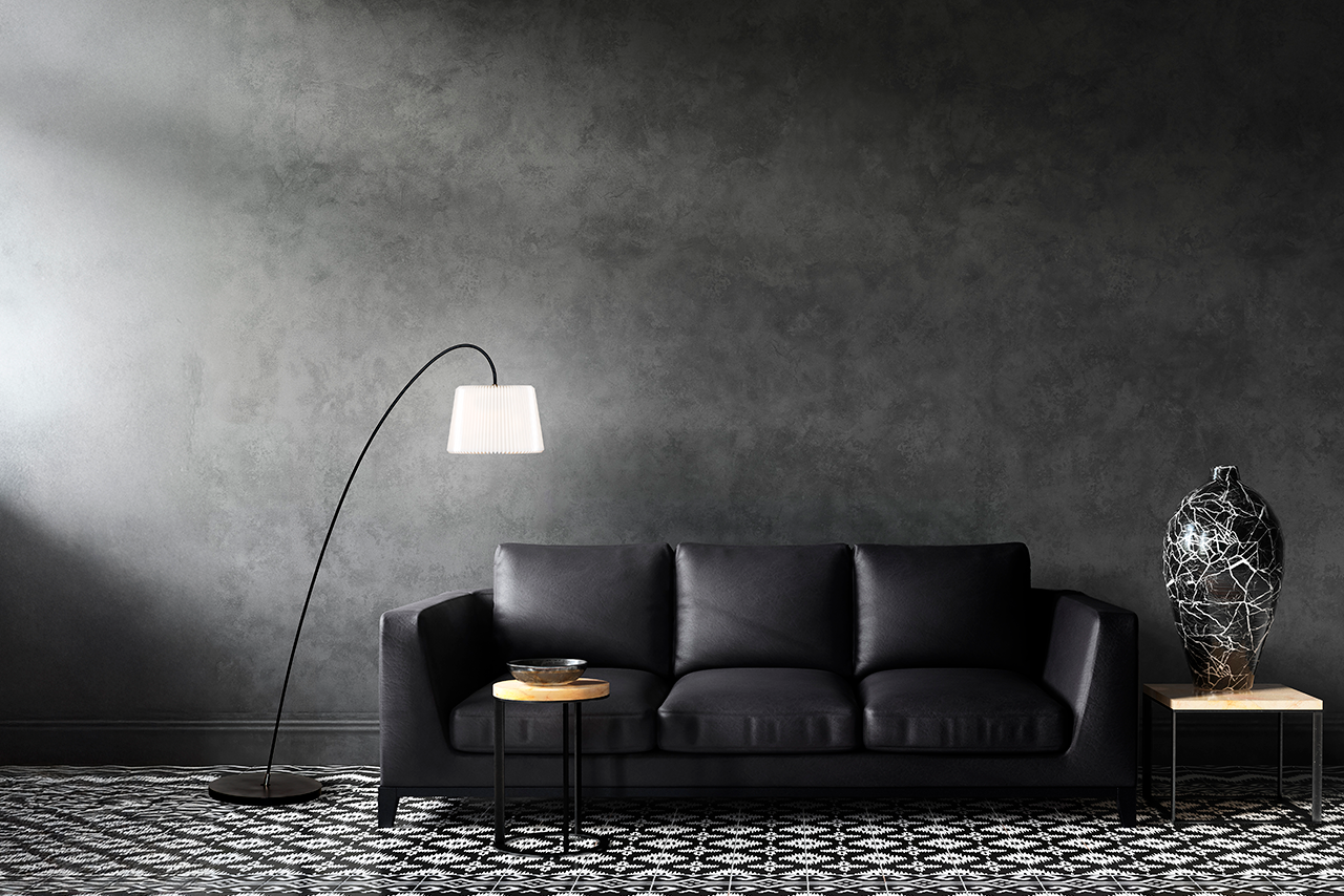 Leklint320 Snowdrop Floor Lamp Lifestyle4